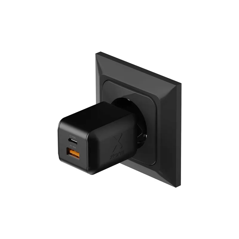 Xtorm 70W GaN3 NextGen Kotilaturi USB-C/C/A Musta - 9510375
