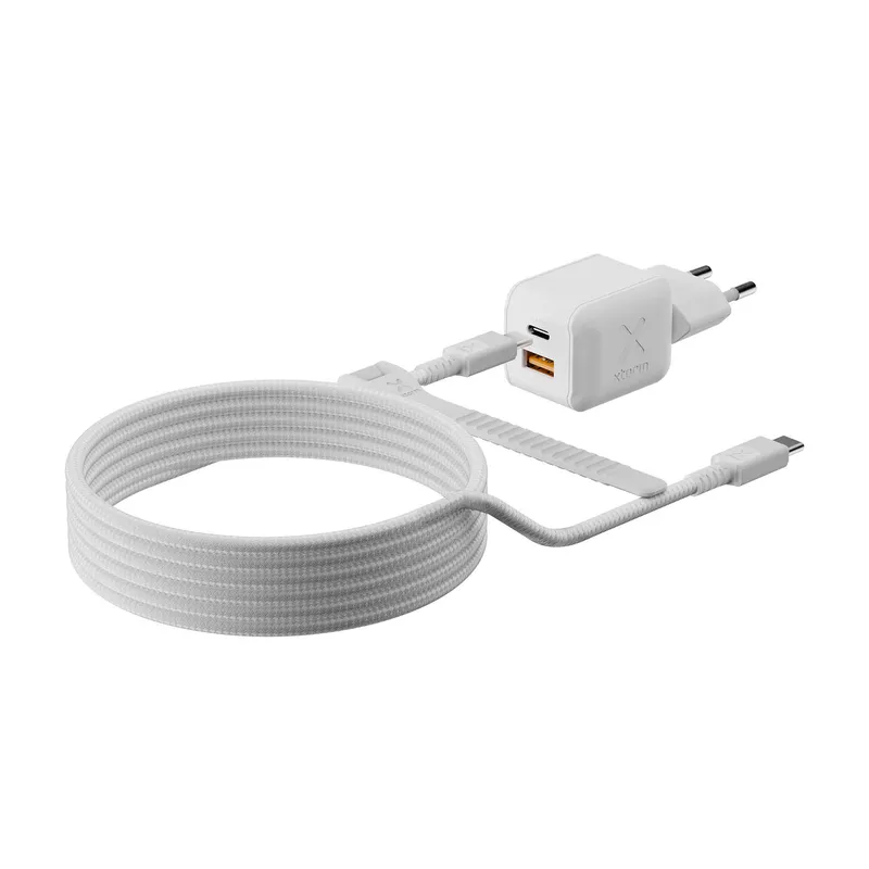 Xtorm 45W GaN3 NextGen Kotilaturi USB-C/A Valkoinen - 9510372