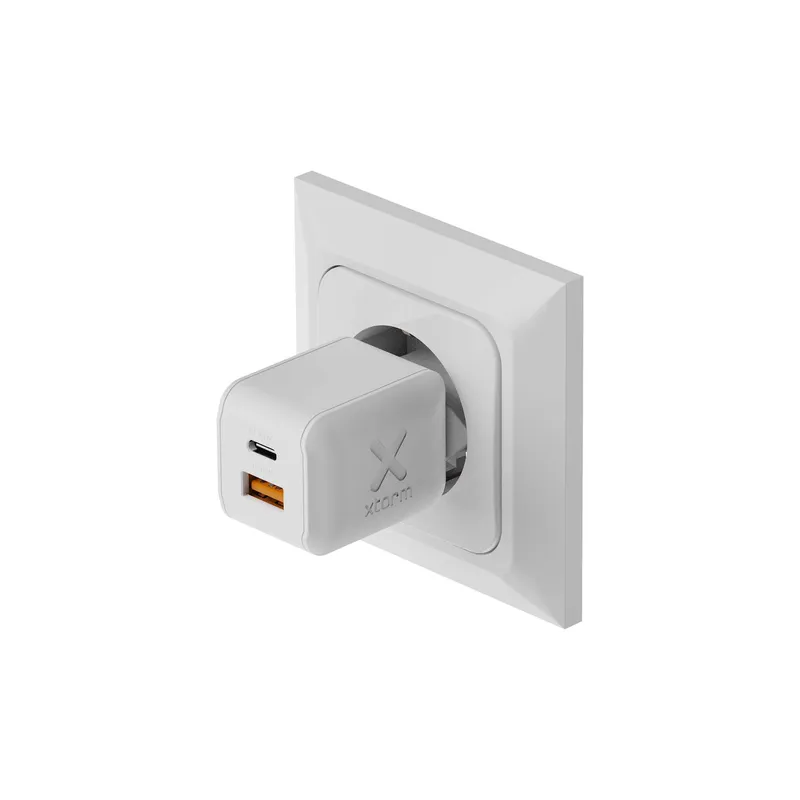 Xtorm 45W GaN3 NextGen Kotilaturi USB-C/A Valkoinen - 9510372