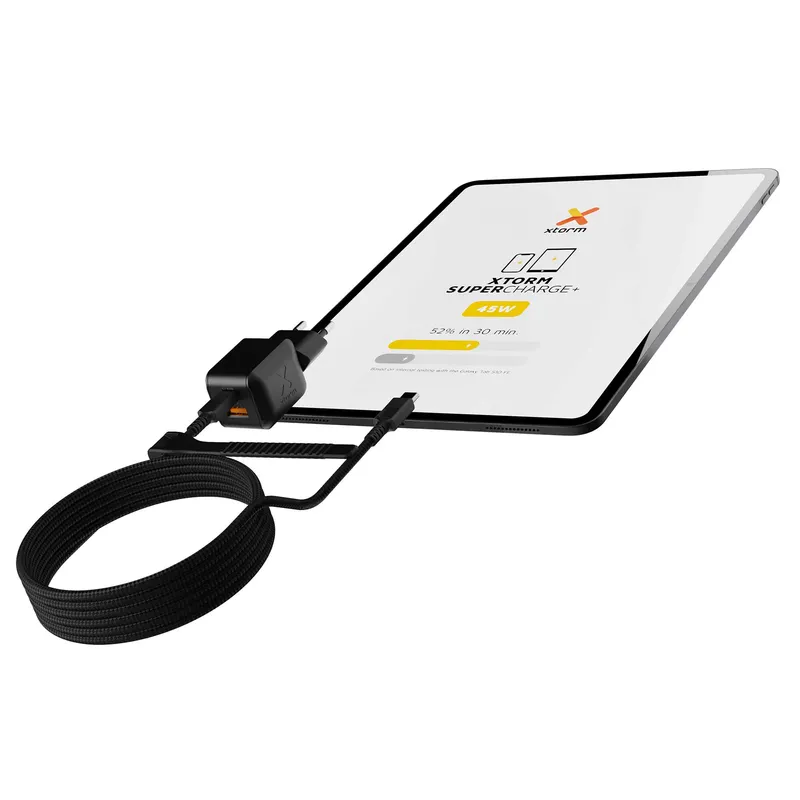 Xtorm 45W GaN3 NextGen Kotilaturi USB-C/A Musta - 9510373