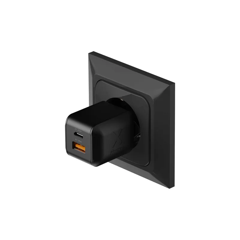 Xtorm 45W GaN3 NextGen Kotilaturi USB-C/A Musta - 9510373