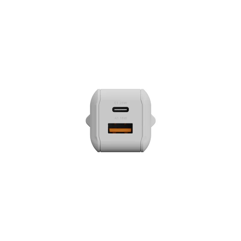 Xtorm 25W GaN3 NextGen Kotilaturi USB-C/A Valkoinen - 9510370