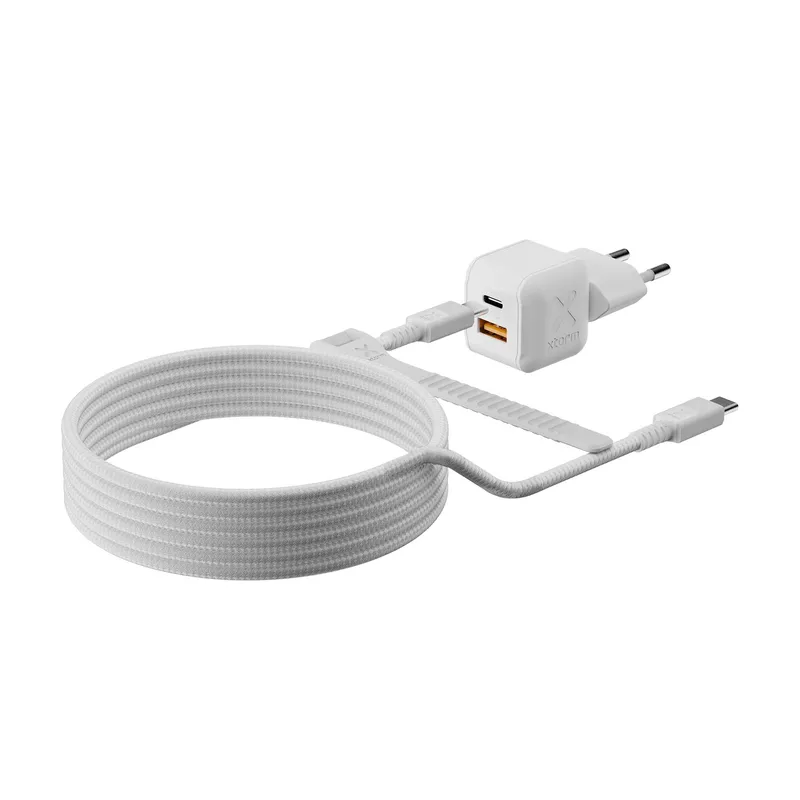 Xtorm 25W GaN3 NextGen Kotilaturi USB-C/A Valkoinen - 9510370