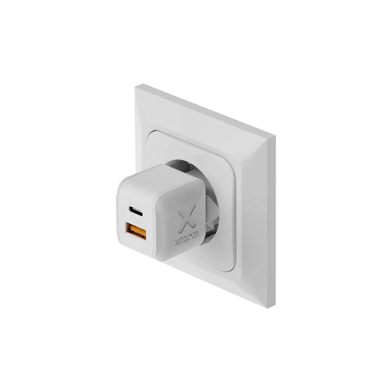 Xtorm 25W GaN3 NextGen Kotilaturi USB-C/A Valkoinen - 9510370