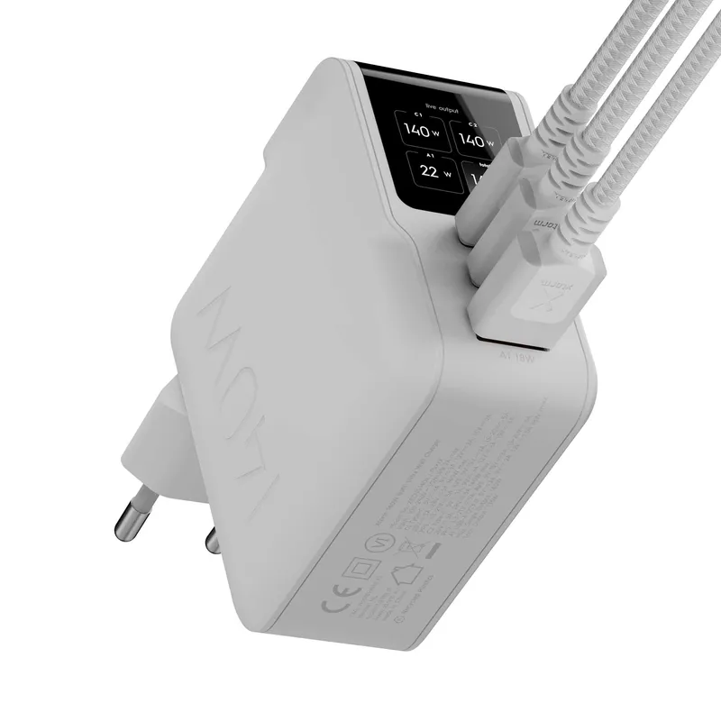Xtorm 140W GaN3 NextGen Kotilaturi USB-C/C/A Valkoinen - 9510376