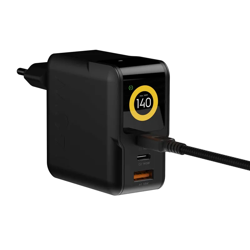 Xtorm 140W GaN3 NextGen Kotilaturi USB-C/C/A Musta - 9510377