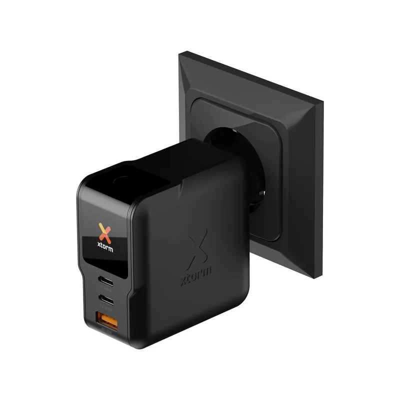 Xtorm 140W GaN3 NextGen Kotilaturi USB-C/C/A Musta - 9510377
