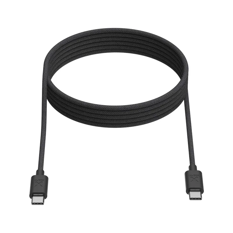Xtorm Go2 GRS USB-C/C PD kaapeli 100W 1m Musta - 9510021