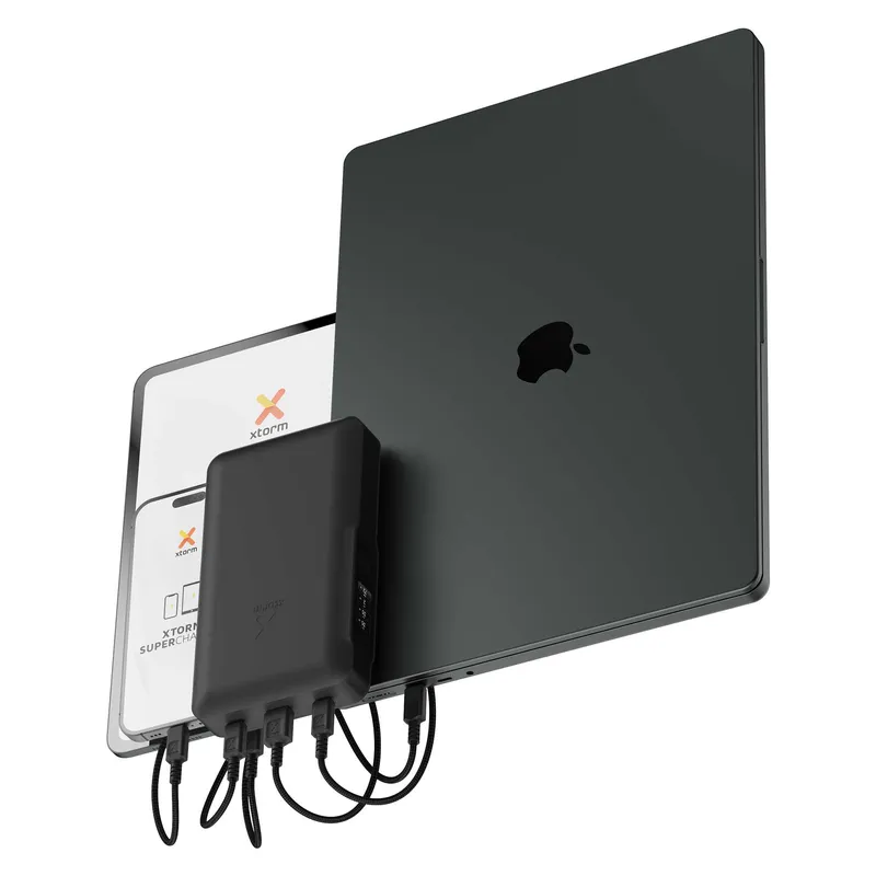 Xtorm GRS NextGen varavirta 70W 45.000mAh USB-C/C/A Musta - 9510368
