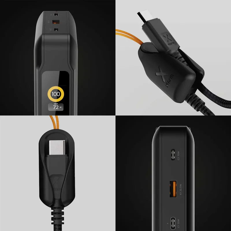Xtorm GRS NextGen varavirta 70W 45.000mAh USB-C/C/A Musta - 9510368