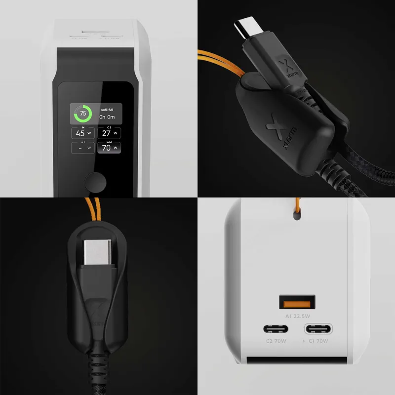 Xtorm GRS NextGen varavirta 70W 27.000mAh USB-C/C/A Valkoinen - 9510362
