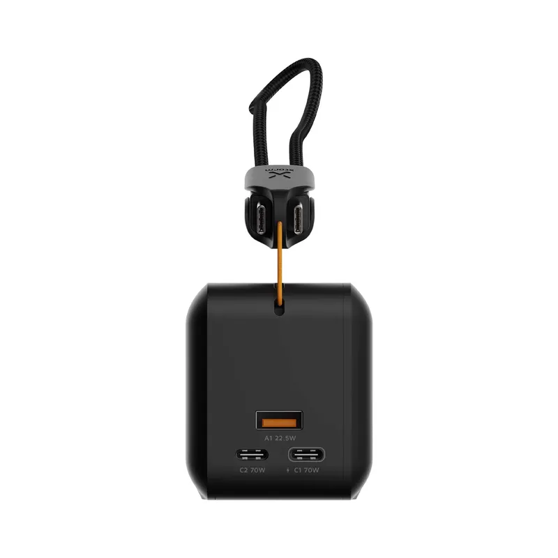 Xtorm GRS NextGen varavirta 70W 27.000mAh USB-C/C/A Musta - 9510363