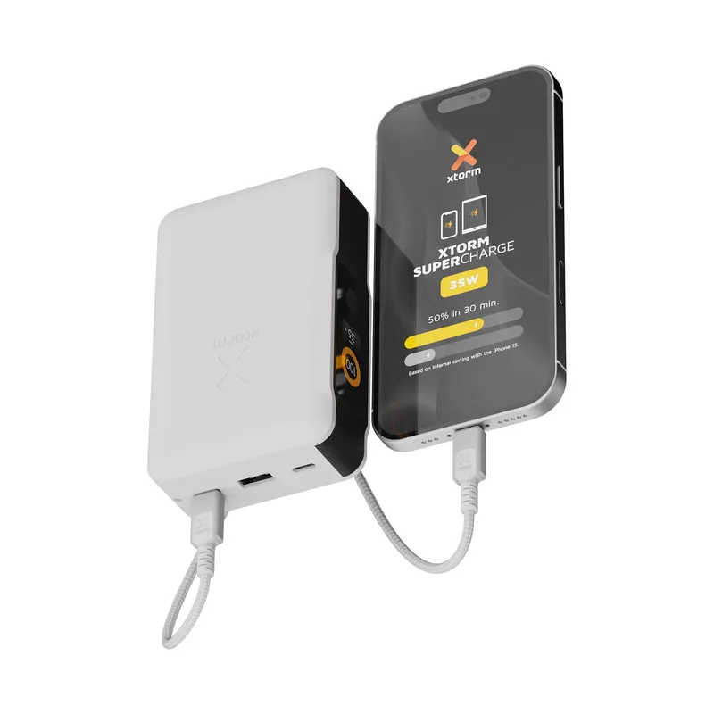 Xtorm GRS NextGen varavirta 35W 20.000mAh USB-C/C/A Valkoinen - 9510359