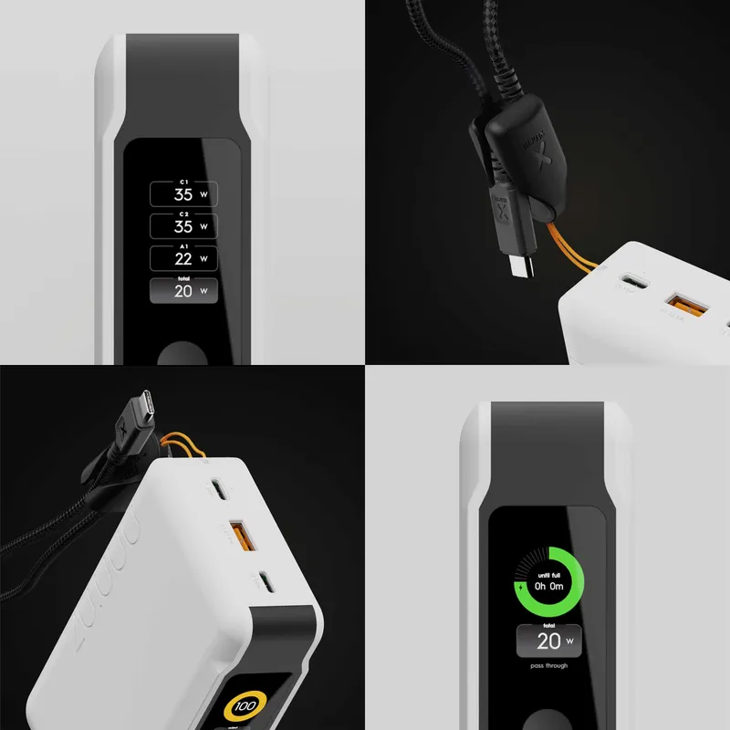 Xtorm GRS NextGen varavirta 35W 20.000mAh USB-C/C/A Valkoinen - 9510359