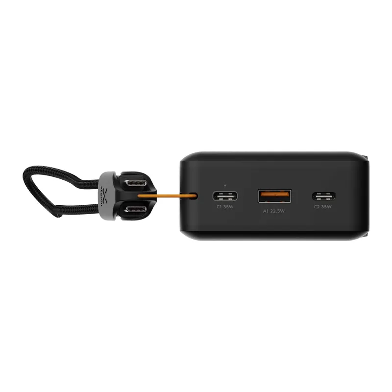 Xtorm GRS NextGen varavirta 35W 20.000mAh USB-C/C/A Musta - 9510360