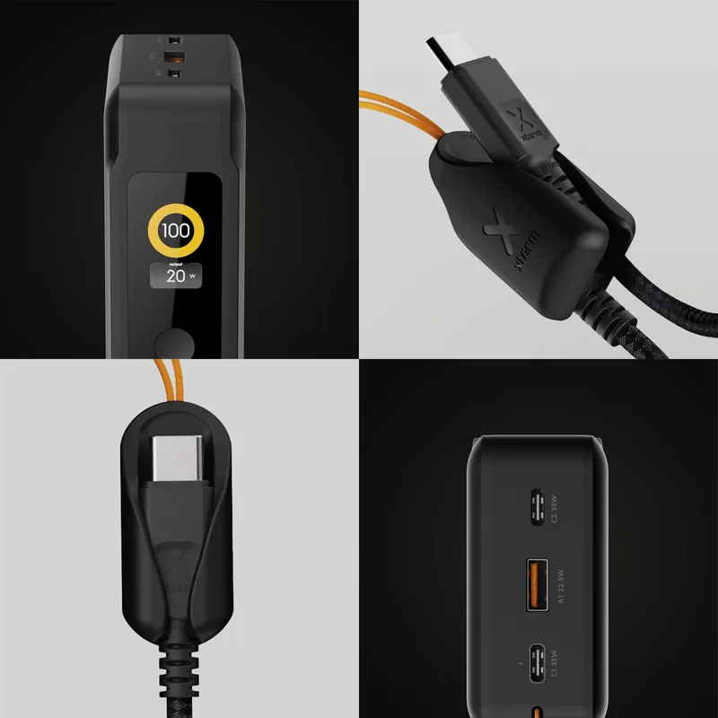 Xtorm GRS NextGen varavirta 35W 20.000mAh USB-C/C/A Musta - 9510360