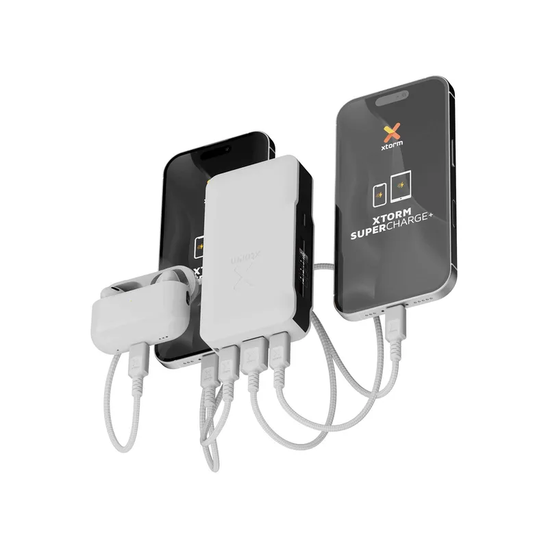 Xtorm GRS NextGen varavirta 35W 10.000mAh USB-C/C/A Valkoinen - 9510356