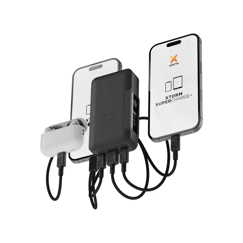 Xtorm GRS NextGen varavirta 35W 10.000mAh USB-C/C/A Musta - 9510357