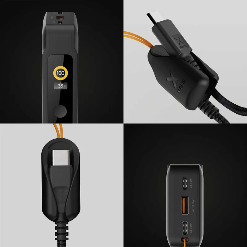 Xtorm GRS NextGen varavirta 35W 10.000mAh USB-C/C/A Musta - 9510357