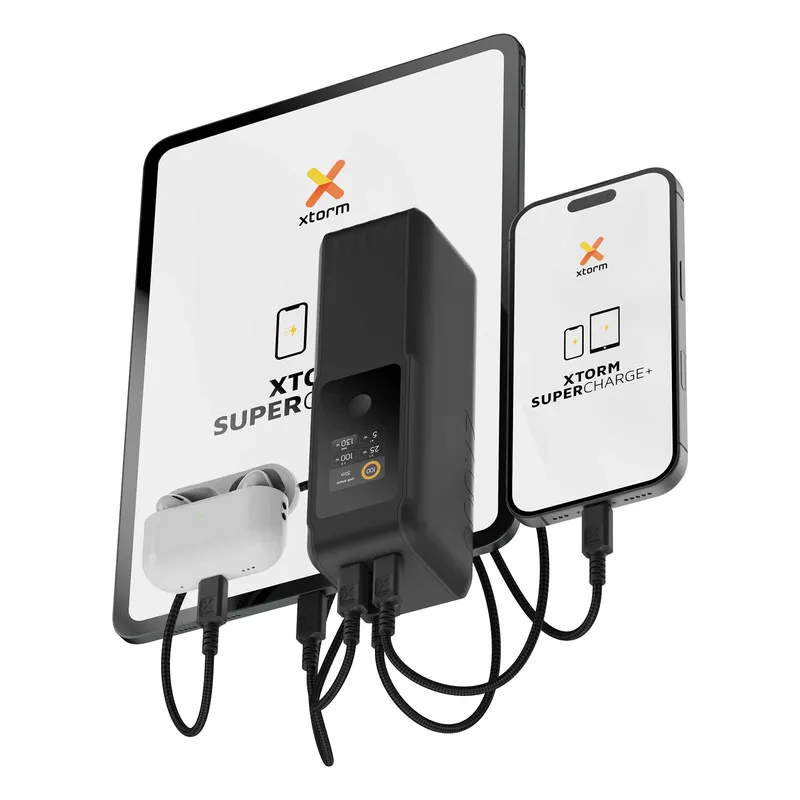 Xtorm GRS NextGen varavirta 140W 27.000mAh USB-C/C/A Musta - 9510366