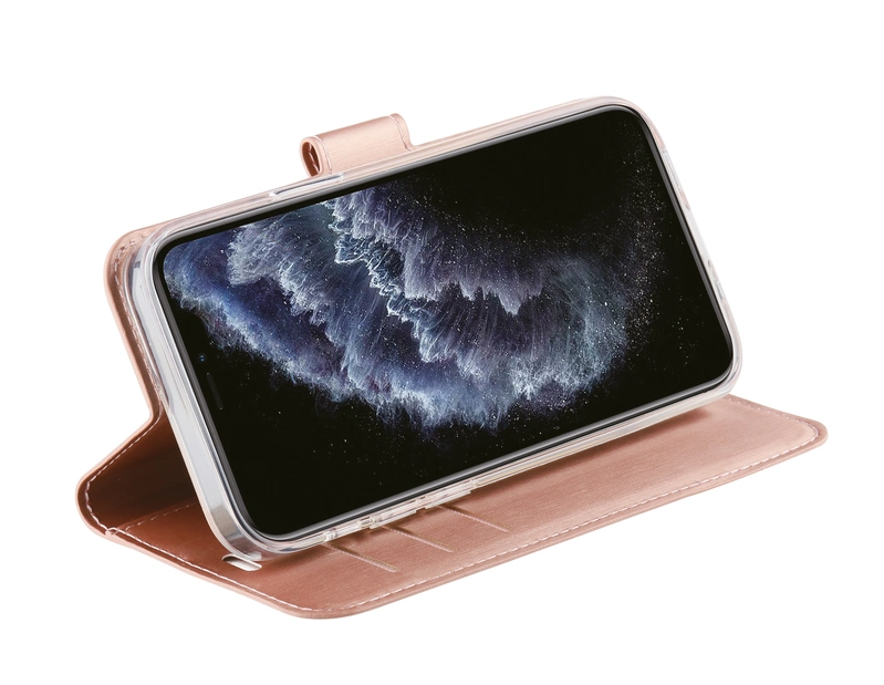 Vivanco Classic Lompakko iPhone 12 mini Ruusukulta - 2862158