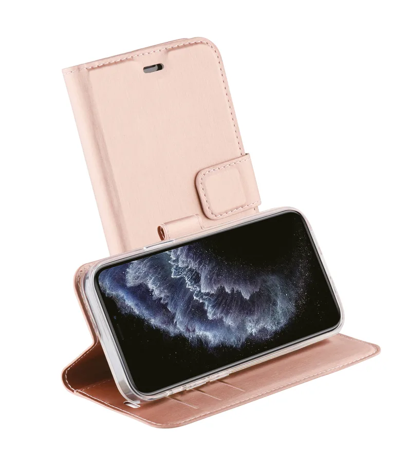 Vivanco Classic Lompakko iPhone 12 mini Ruusukulta - 2862158