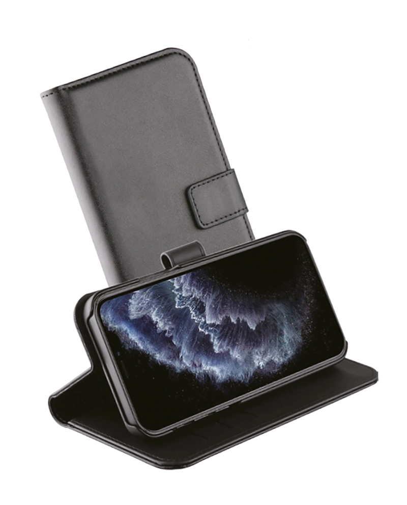 Vivanco Classic Lompakkokotelo iPhone 12/12 Pro Musta - 2862160