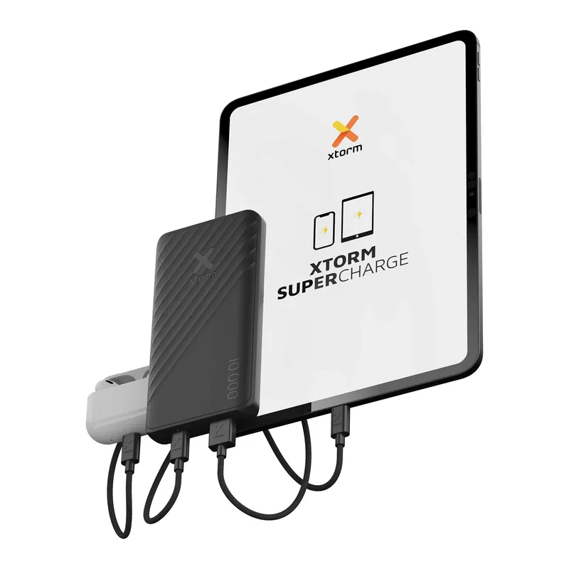 Xtorm Varavirta 10.000mAh 20W USB-C & USB-A Musta - 9510314