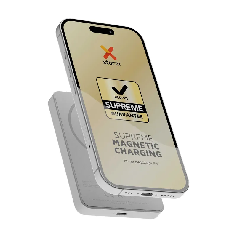 Xtorm Magneettinen Langaton 15W Varavirta USB-C 5000mAh Ice - 9510325