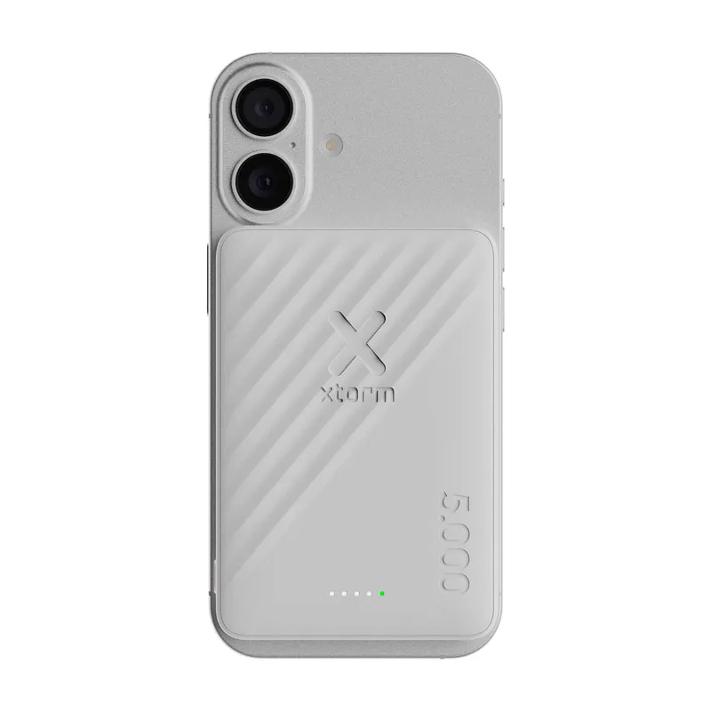 Xtorm Magneettinen Langaton 15W Varavirta USB-C 5000mAh Ice - 9510325