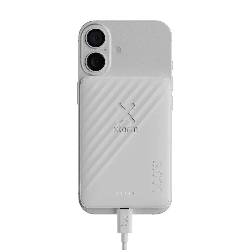 Xtorm Magneettinen Langaton 15W Varavirta USB-C 5000mAh Ice - 9510325