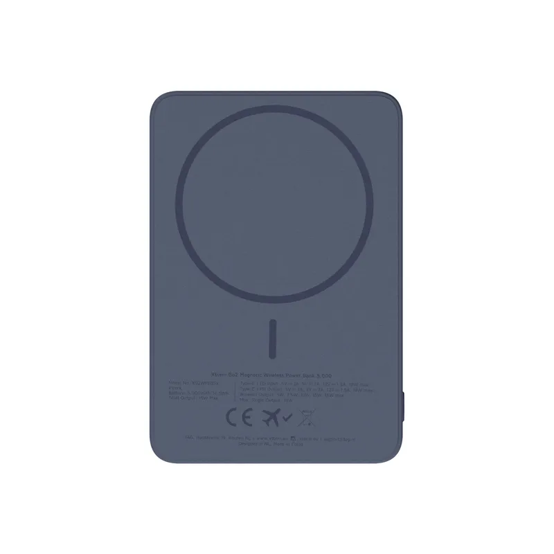 Xtorm Magneettinen Langaton 15W Varavirta USB-C 5000mAh Sininen - 9510327