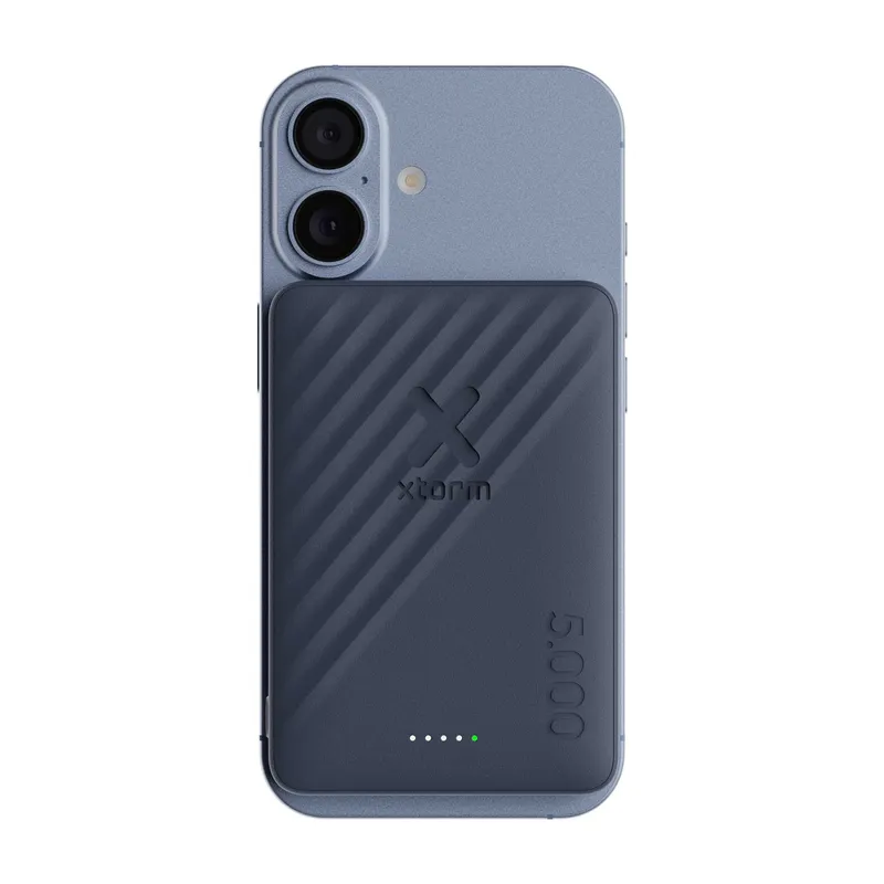 Xtorm Magneettinen Langaton 15W Varavirta USB-C 5000mAh Sininen - 9510327