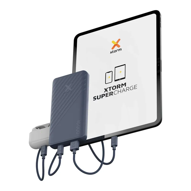 Xtorm Varavirta 10.000mAh 20W USB-C & USB-A Sininen - 9510317