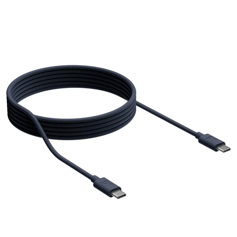 Xtorm Go2 GRS USB-C/C PD kaapeli 100W 1m Sininen - 9510345