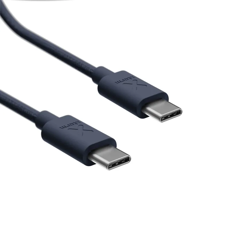 Xtorm Go2 GRS USB-C/C PD kaapeli 100W 1m Sininen - 9510345