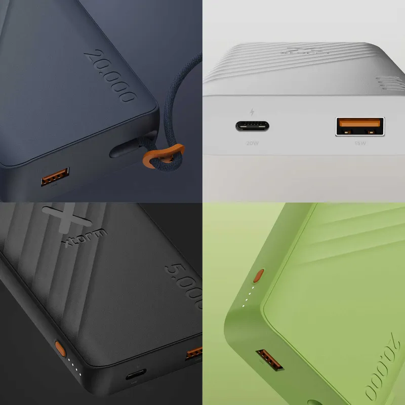 Xtorm Varavirta 20.000mAh 20W USB-C & USB-A Musta - 9510318