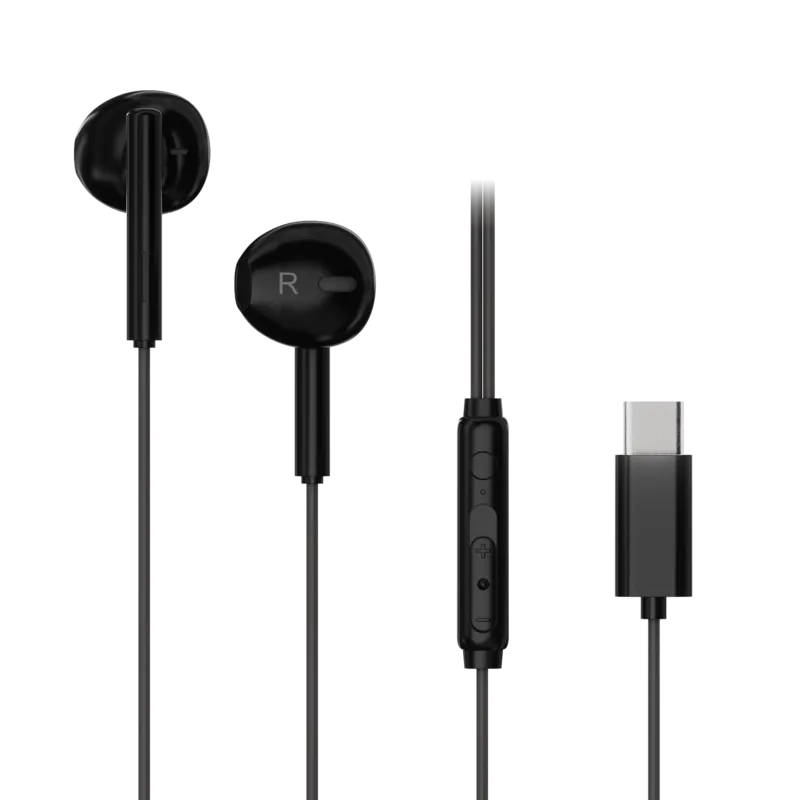 X2O USB-C Capsule In-Ear Kuulokkeet 1.2m Musta - 3410117