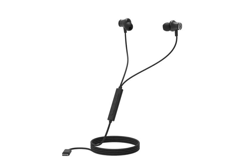 X2O USB-C ANC Silicone In-Ear Headset 1.2m Musta - 3410121