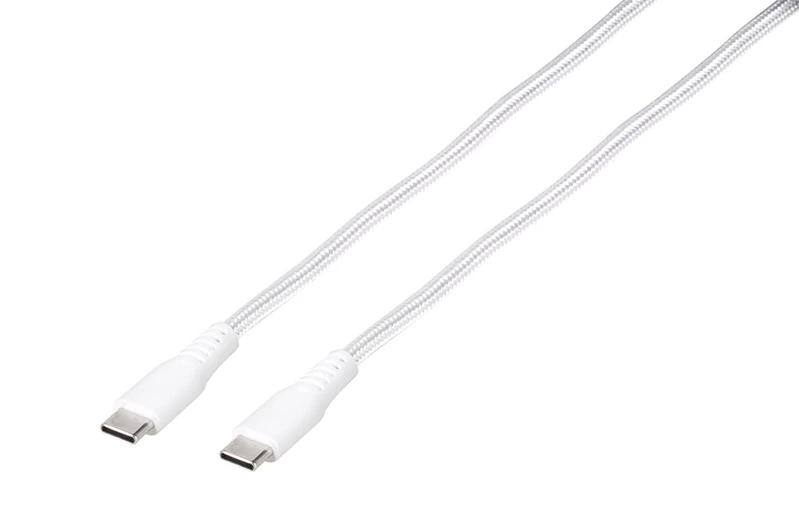 Vivanco Longlife USB-C/C 2.0 kaapeli 1.5m Valk. - 2862398