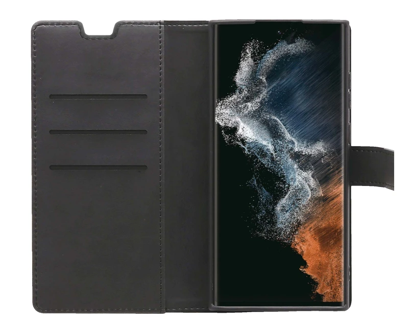 Vivanco Classic Lompakko Galaxy S23 Ultra 5G Musta - 2863519