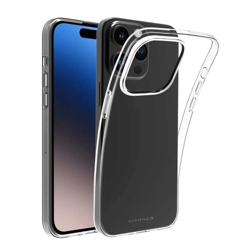 Vivanco Slim TPU Suojakuori iPhone 15 Pro Kirkas - 2863903