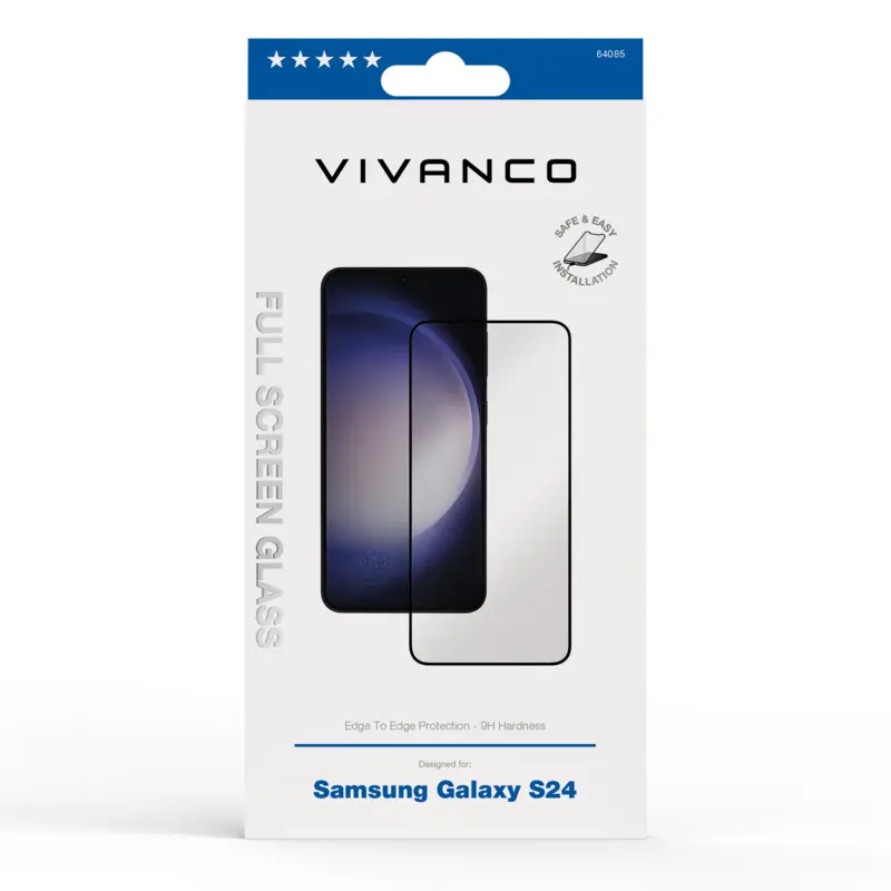 Vivanco Full Screen Panssarilasi Galaxy S25/S24 5G - 2864085