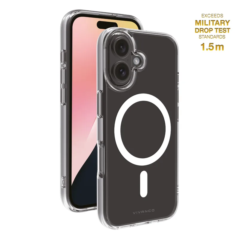 Vivanco Mag Clear Suojakuori iPhone 16 Kirkas - 2864250