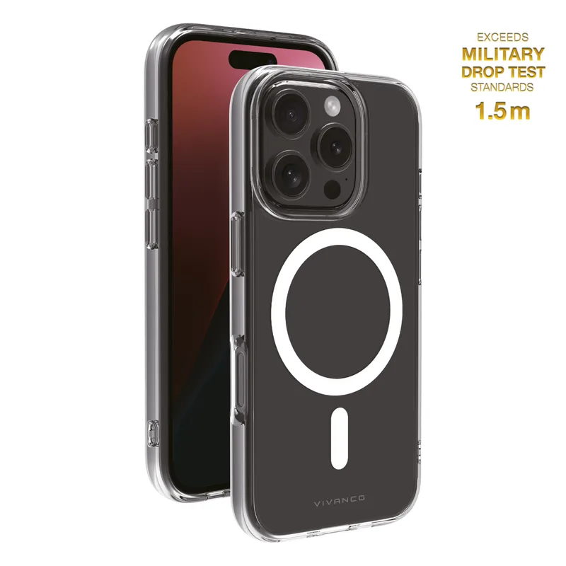 Vivanco Mag Clear Suojakuori iPhone 16 Pro Kirkas - 2864256