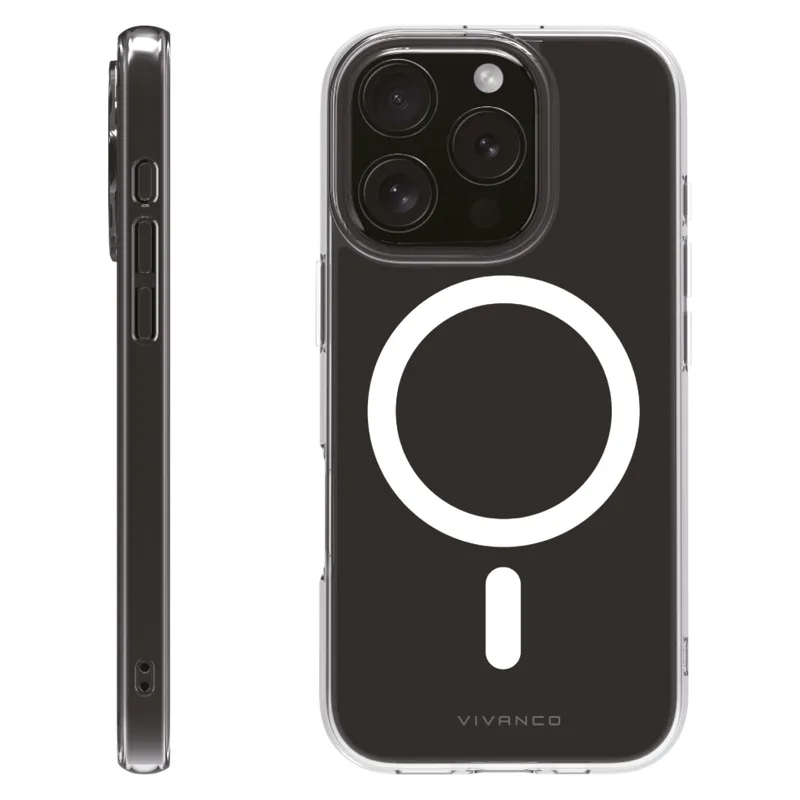 Vivanco Mag Clear Suojakuori iPhone 16 Pro Kirkas - 2864256