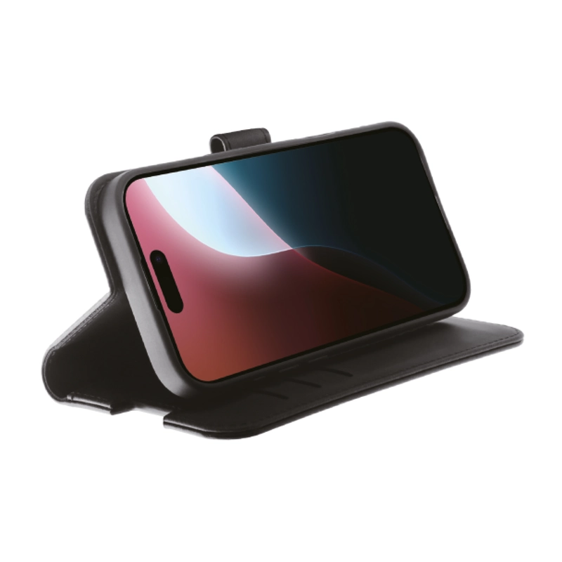 Vivanco Classic Lompakkokotelo iPhone 16 Pro Musta - 2864257