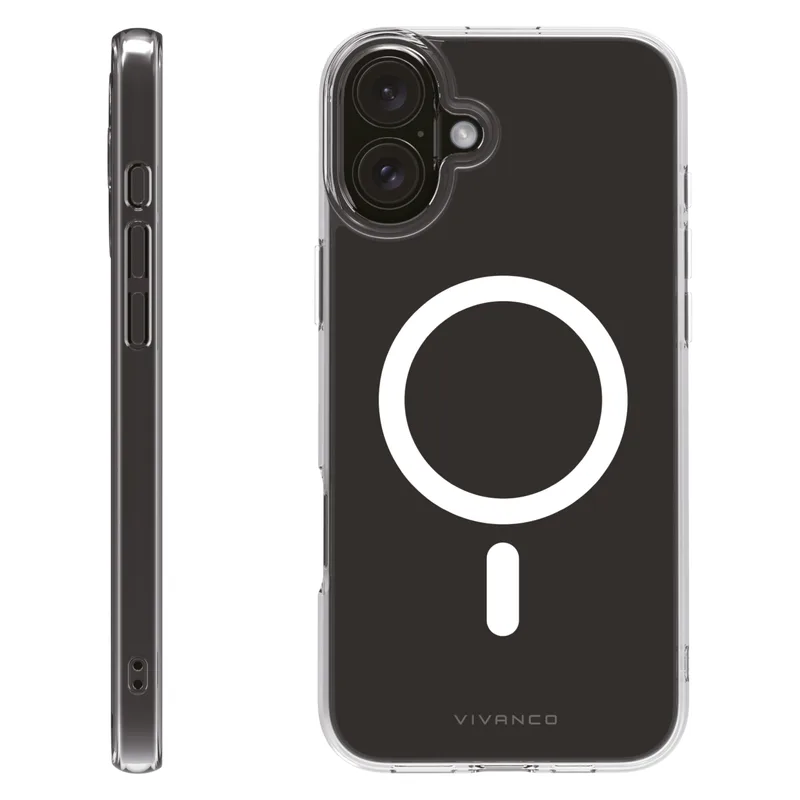Vivanco Mag Clear Suojakuori iPhone 16 Plus Kirkas - 2864260