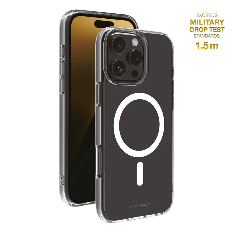 Vivanco Mag Clear Suojakuori iPhone 16 Pro Max Kirkas - 2864263