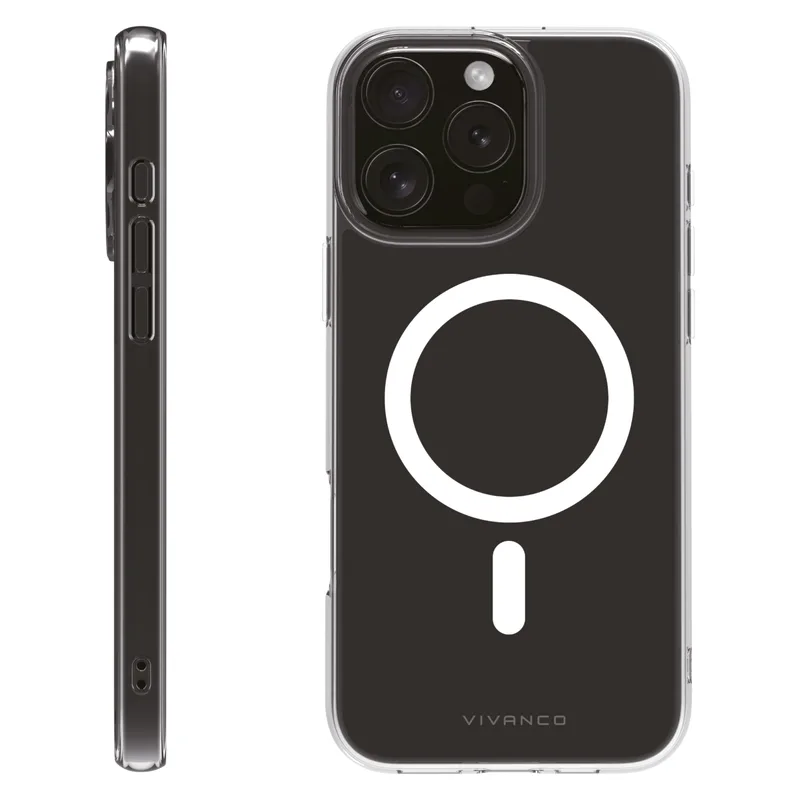 Vivanco Mag Clear Suojakuori iPhone 16 Pro Max Kirkas - 2864263